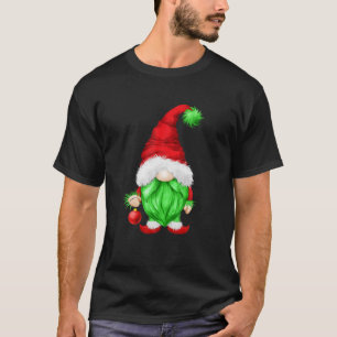 Grumpy Santa With Xmas Tree Ball Funny Anti Christ T-Shirt