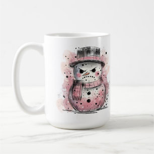 Grumpy Snowman Coffee Mug