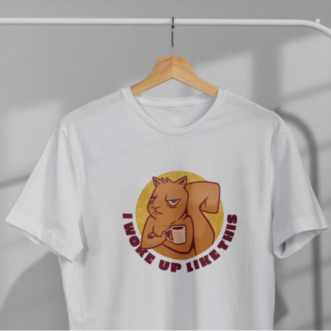 Grumpy Squirrel Cartoon   T-Shirt (Creator Uploaded)