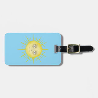Grumpy Sun, Sleepy Moon Luggage Tag