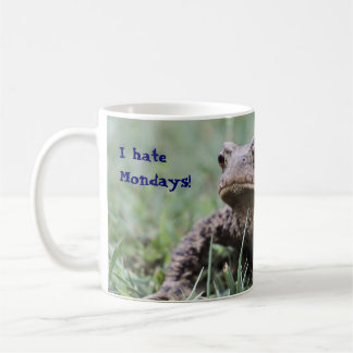 Grumpy toad mug