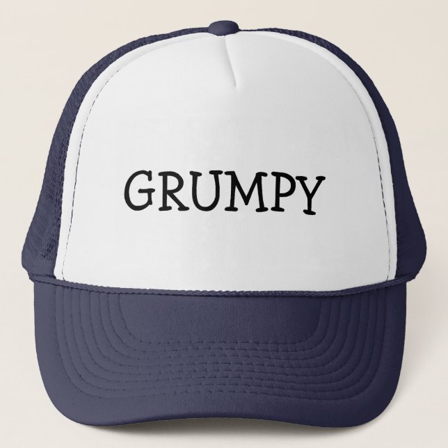 Grumpy Trucker Hat (Front)