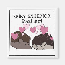 Grumpy Valentine Hedgehog 