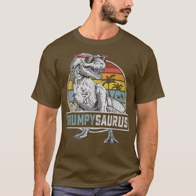 Grumpysaurus T Re Dinosaur Grumpy Saurus Family T-Shirt (Front)