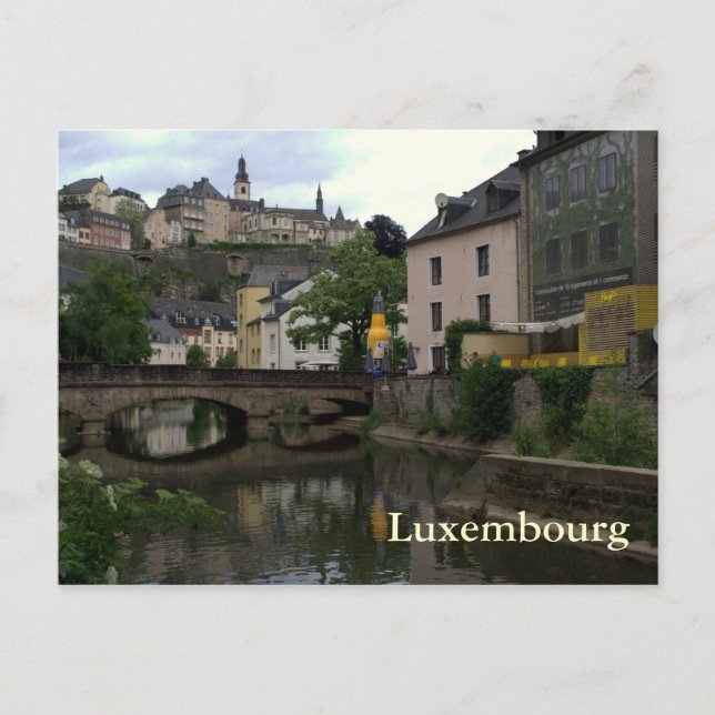 Grund, Luxembourg Postcard (Front)