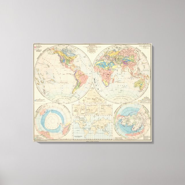 Grund u Boden - Soil Atlas Map Canvas Print (Front)