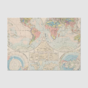 Grund u Boden - Soil Atlas Map Tissue Paper