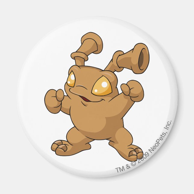 Grundo Brown Magnet (Front)