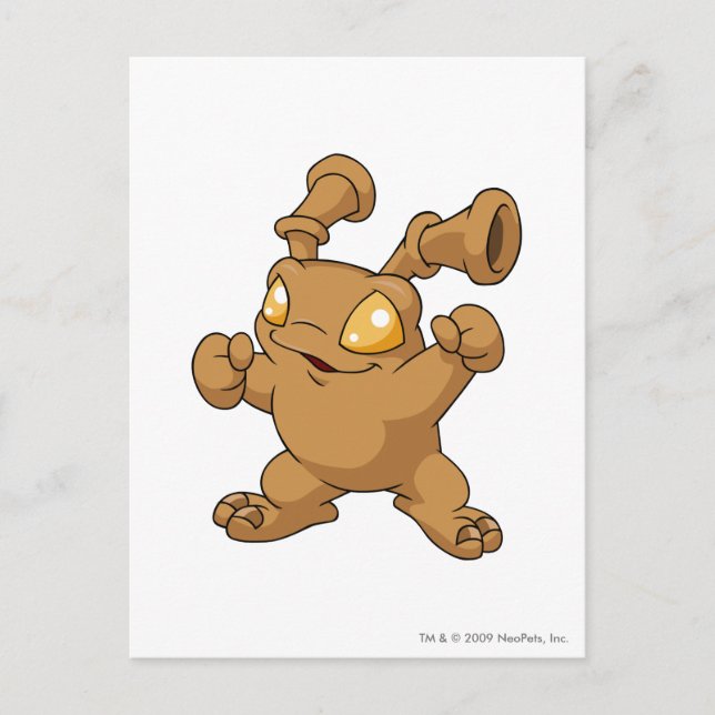 Grundo Brown Postcard (Front)