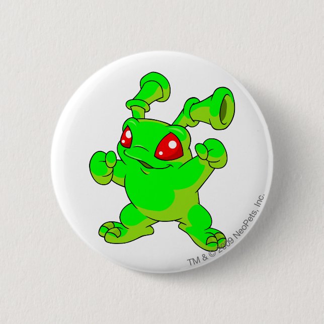 Grundo Glowing 6 Cm Round Badge (Front)