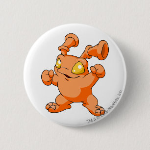 Grundo Orange 6 Cm Round Badge