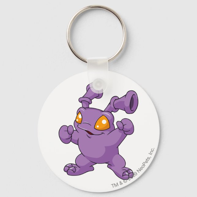 Grundo Purple Key Ring (Front)