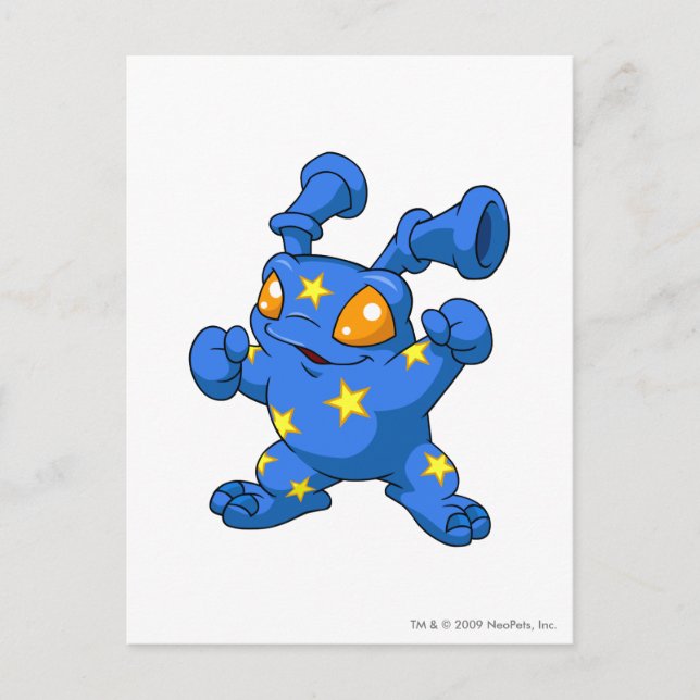 Grundo Starry Postcard (Front)