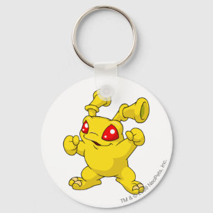Grundo Yellow Key Ring