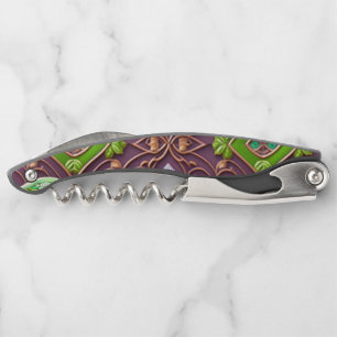 Grüner Schmetterling 3D Optik Corkscrew