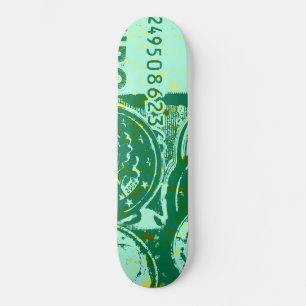 Grünes Geld Skateboard