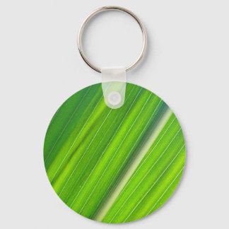 Grünes Maisblattdesign Key Ring