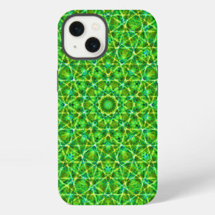 Grünes Netz Kaleidoscope/Green Kaleidoscope Net iPhone 13 Case