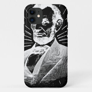 grunge abraham lincoln Case-Mate iPhone case