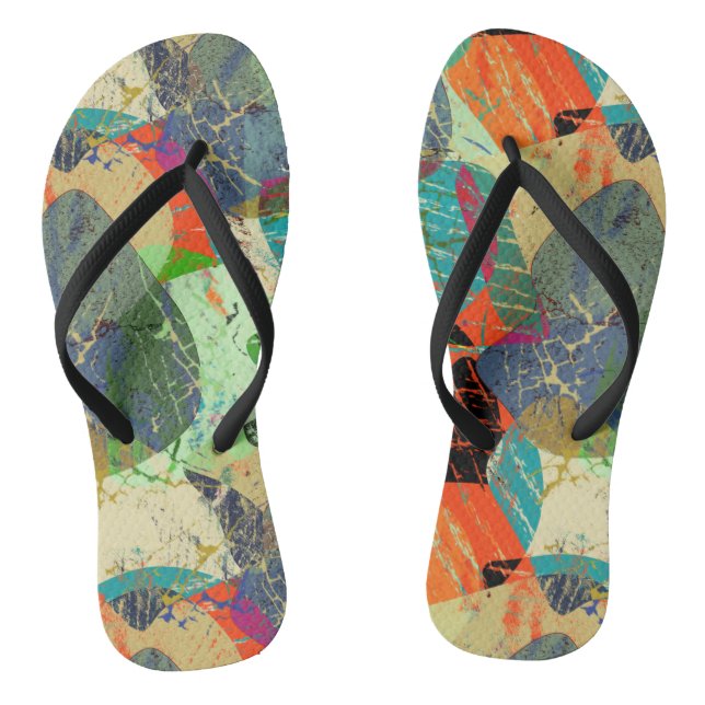Grunge abstract jandals (Footbed)