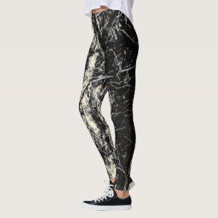 Grunge abstract leggings