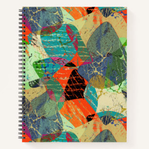 Grunge abstract notebook