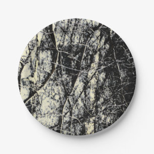 Grunge abstract paper plate