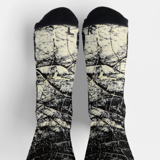 Grunge abstract socks (Top)