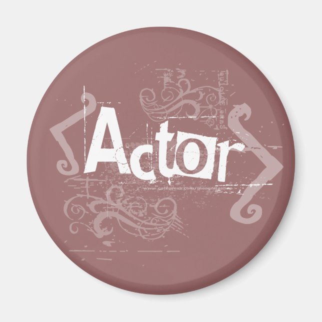 Grunge Actor Magnet (Front)