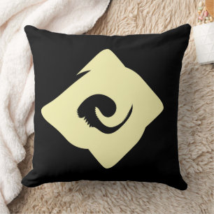 Grunge Aesthetic Fractal Art Cushion