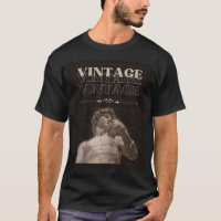 Grunge Aesthetic Vintage David Statue Art Design