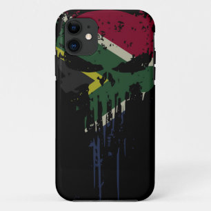 Grunge Africa skull  Case-Mate iPhone Case
