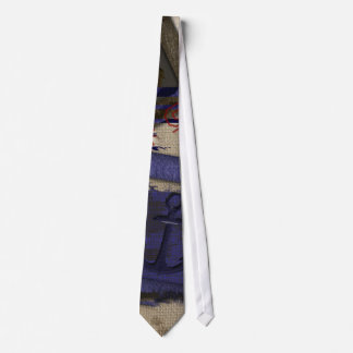 Grunge Aged Nautical Ship's Anchor Tie