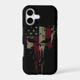 Grunge America skull Case-Mate iPhone Case