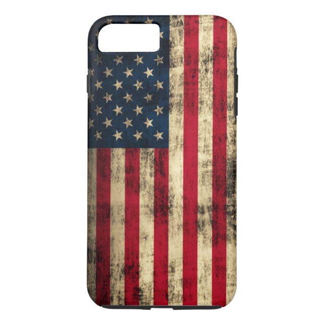 Grunge American Flag Case-Mate iPhone Case (Back)