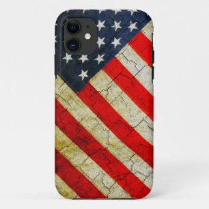 Grunge American flag Case-Mate iPhone Case