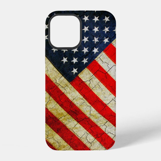 Grunge American flag Case-Mate iPhone Case (Back)