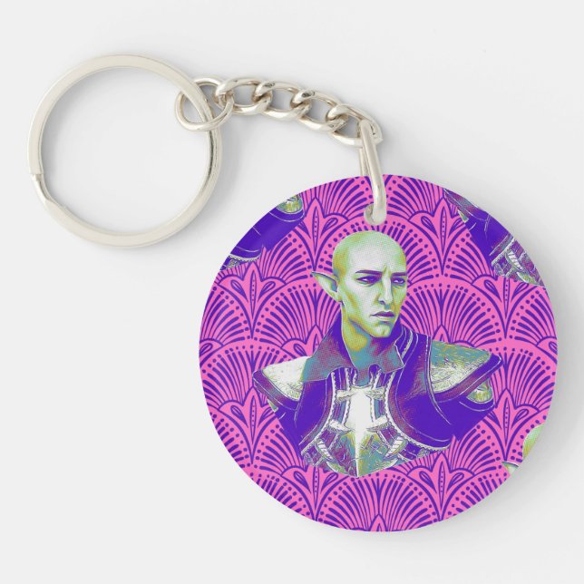Grunge and Glares Keychain (Front)