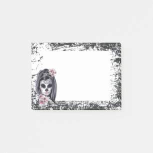 Grunge and Skull Post-it Notes