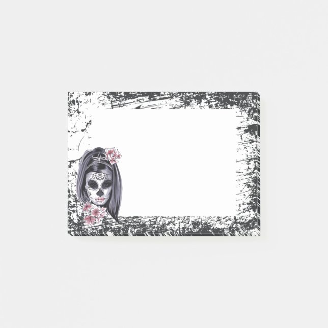 Grunge and Skull Post-it Notes (Front)