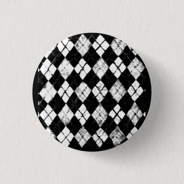 grunge argyle button (Front)