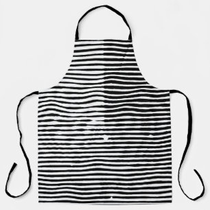 grunge art abstract rough random horizontal lines  apron