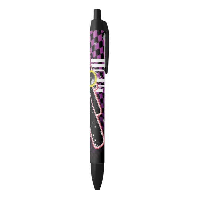 Grunge background black ink pen (Bottom (Vertical))