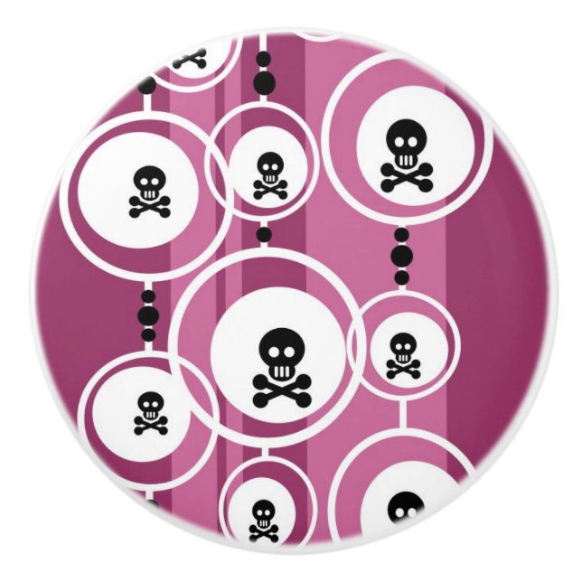 Grunge Background Ceramic Knob (Front)