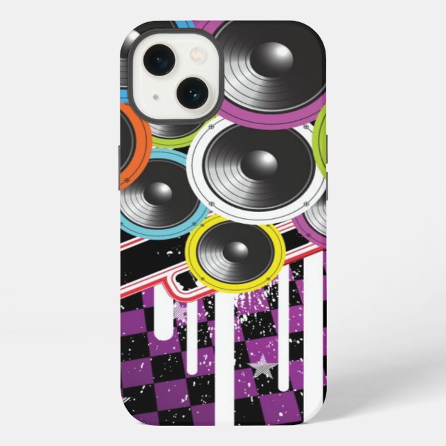 Grunge background iPhone case (Back)