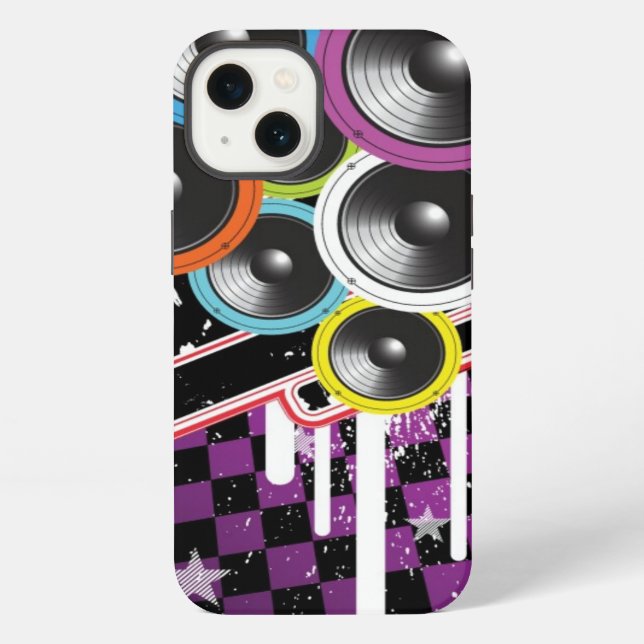 Grunge background iPhone case (Back)