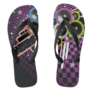 Grunge background jandals