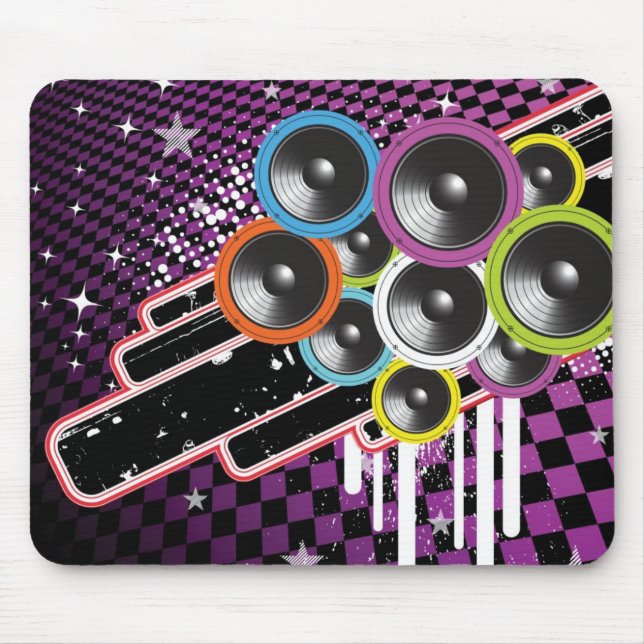 Grunge background mouse pad (Front)