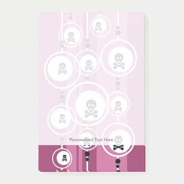 Grunge Background Post-it Notes (Front)