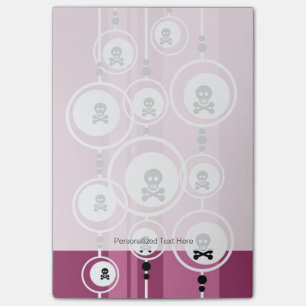 Grunge Background Post-it Notes